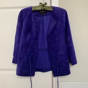Lafayette 148 New York suede jacket, brand new. Never worn.